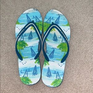 BARELY WORN Coach Flip Flops